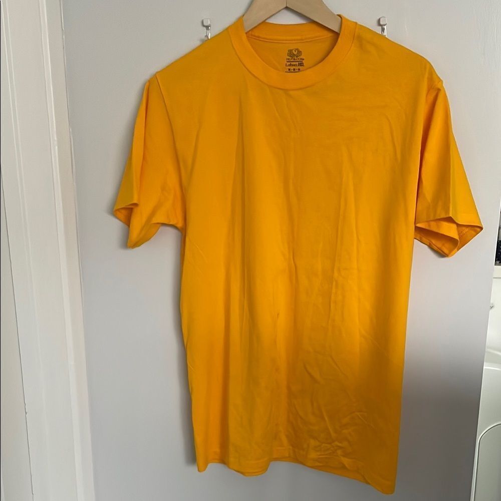 Fruit of the Loom Yellow Short Sleeve Tee